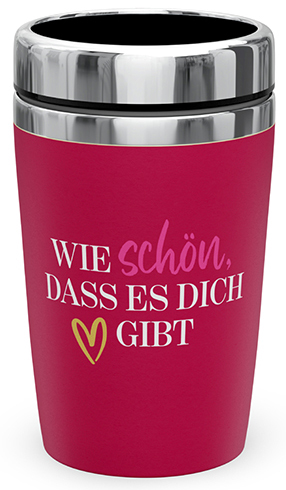 Thermobecher mit Herz