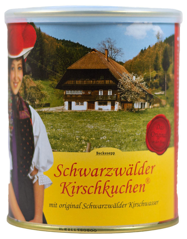 Schwarzwälder Kirschtorte in Dose