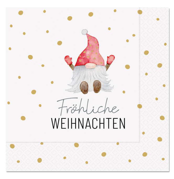 Süße Servietten "Frohe Weihnachten" Süße Servietten "Frohe Weihnachten"