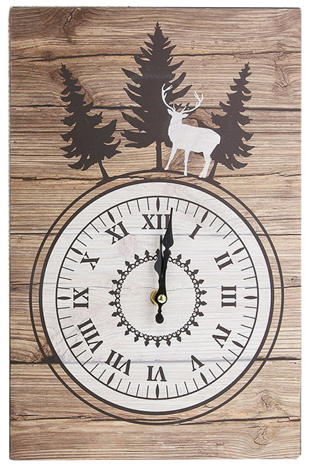 Wanduhr Schwarzwald-Design