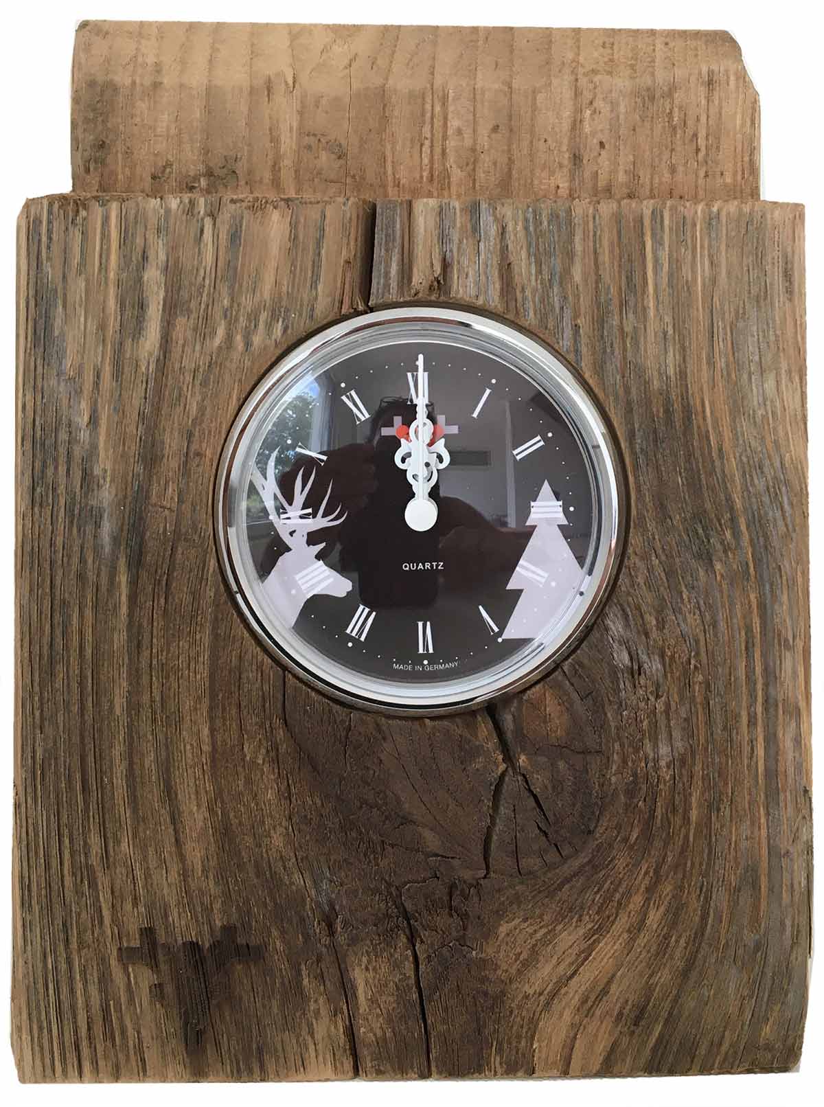 Altholz-Uhr Unikat Typ 3