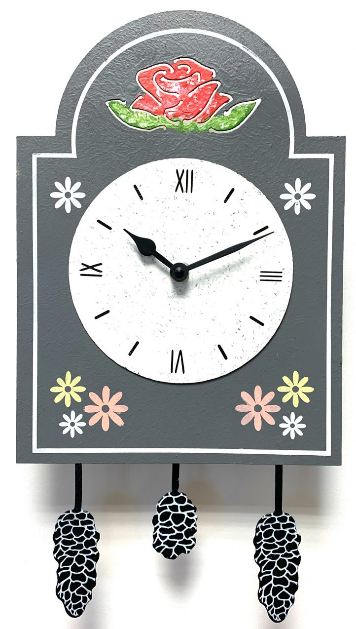 Metall-Schilderuhr Metall-Schilderuhr