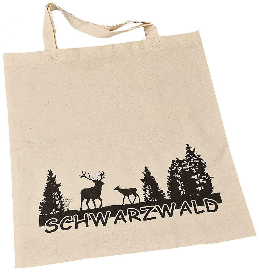 Schicke Stofftasche im Schwarzwald-Design