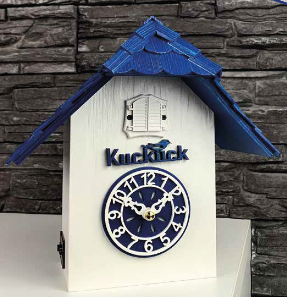Kuckustyle - moderne Kuckucksuhr als Wand- und Stehuhr