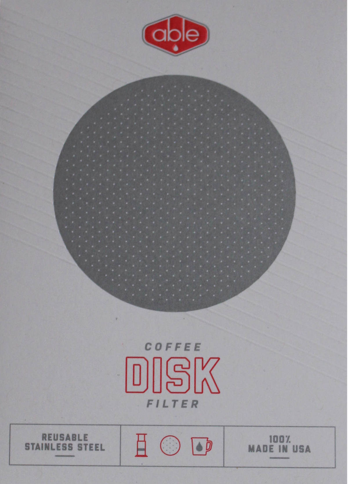 Edelstahlfilter Able “Disk Fine”