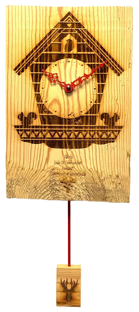 Altholz Wanduhr-Kuckucksuhr Altholz Wanduhr-Kuckucksuhr