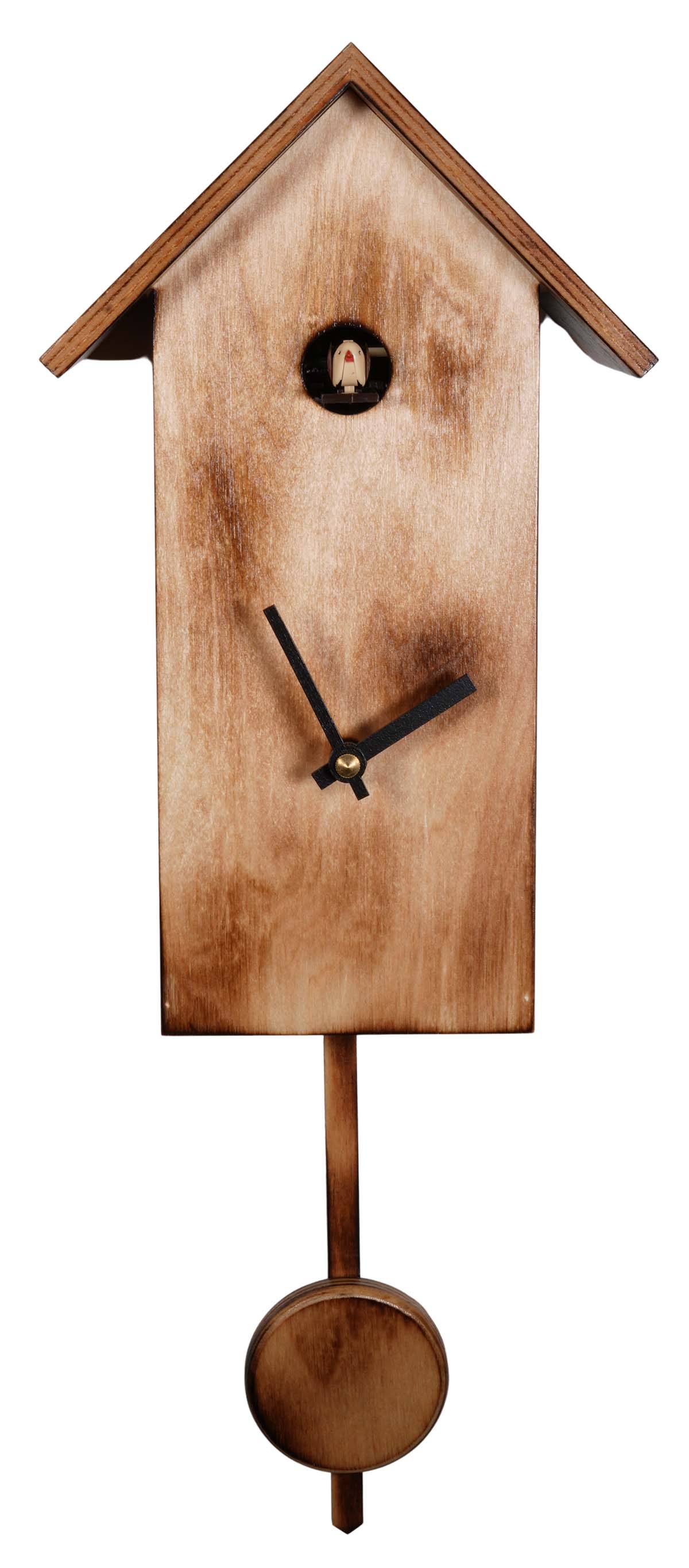 Beige Kuckucksuhr Massivholz