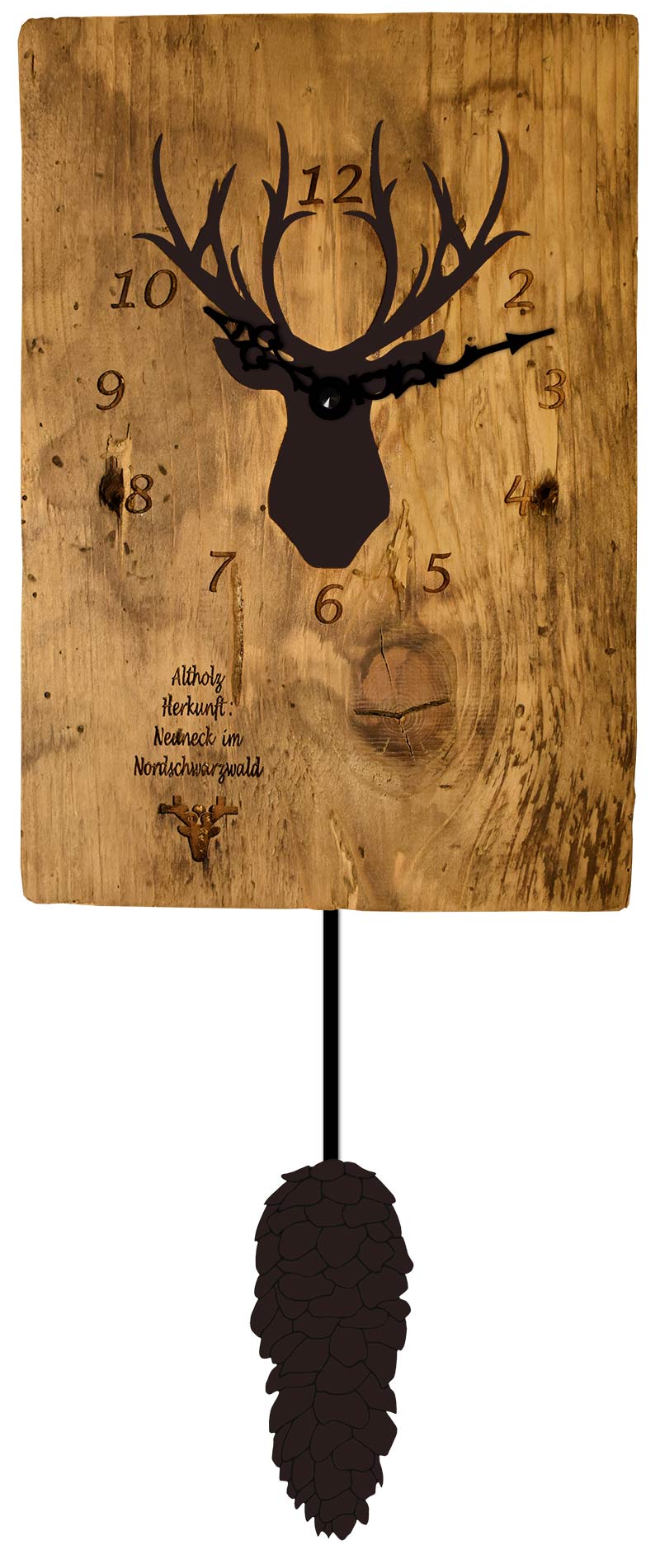 Uhr aus Altholz Uhr aus Altholz