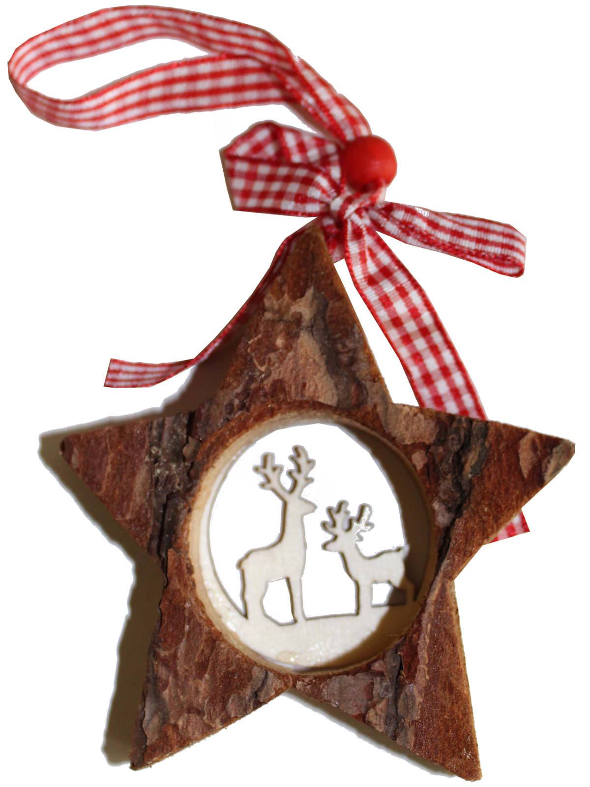 holzstern-rinde-lasereinsatz-zwei-hirsche