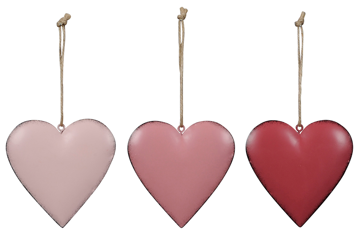 Herz-Anhänger im 3er-Set