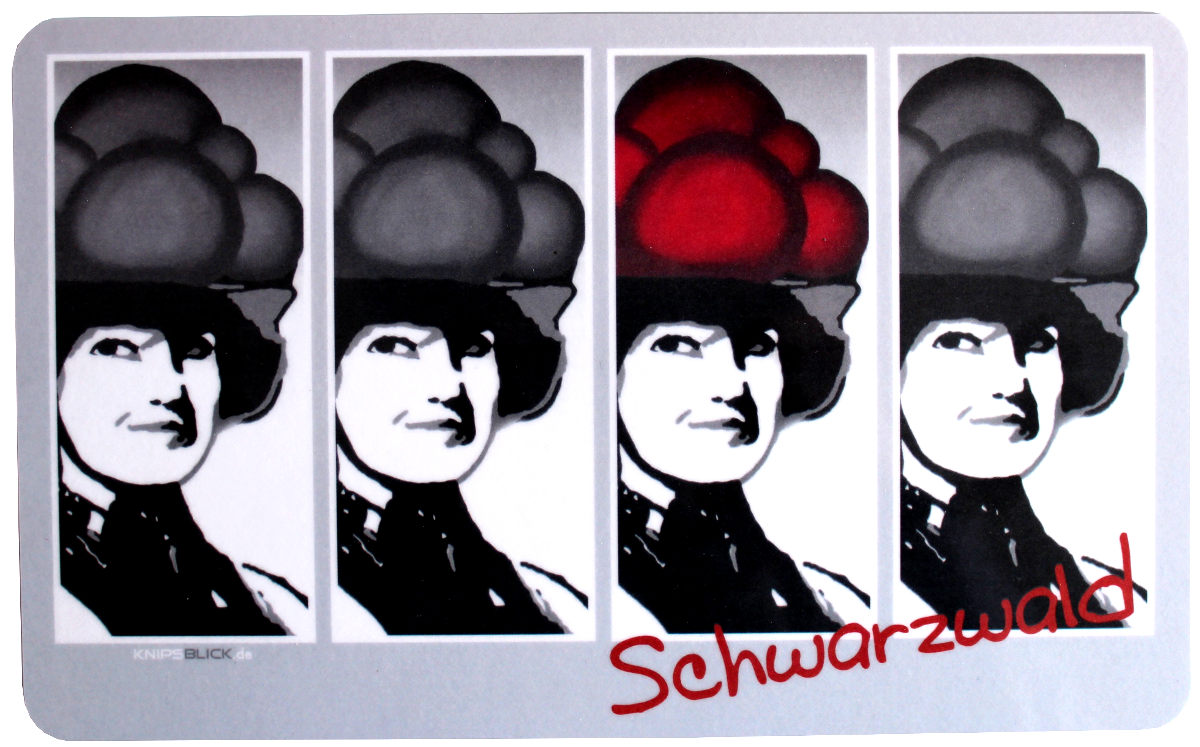Frühstücksbrettchen Schwarzwald-Mädels