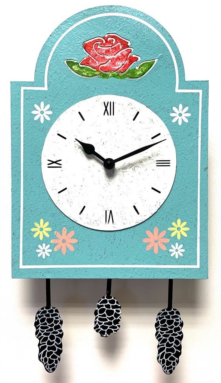 Metall-Schilderuhr Metall-Schilderuhr