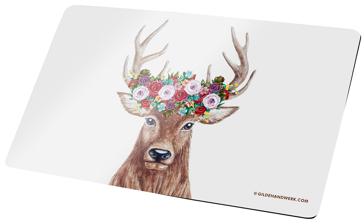 Vesperbrett Schwarzwald mit Hirsch Vesperbrett