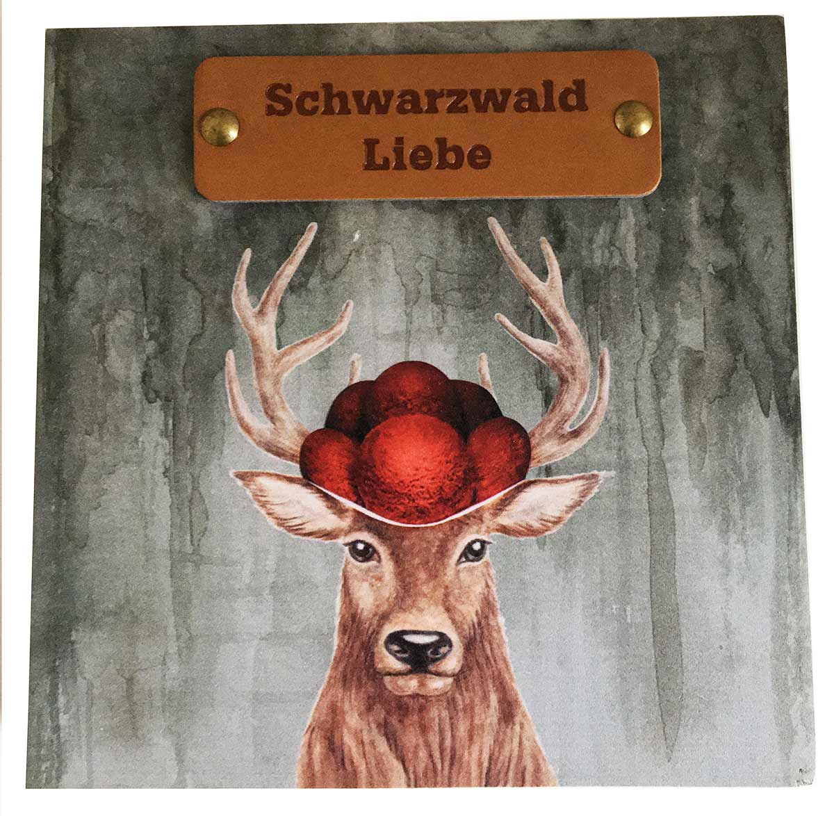 Schönes Bild mit Hirsch und Bollenhut